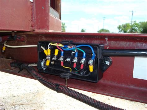 trailer light wiring junction box|utility trailer wiring junction box.